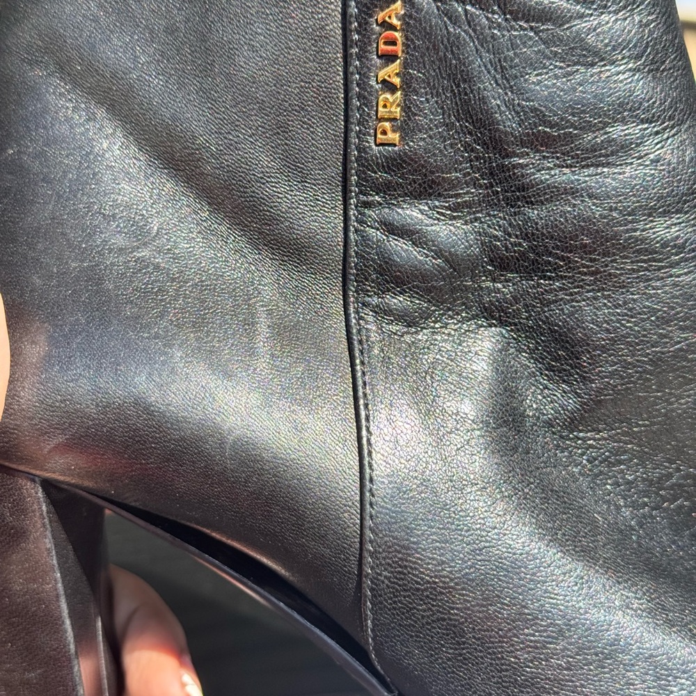 Prada Women's Black Leather Shoes